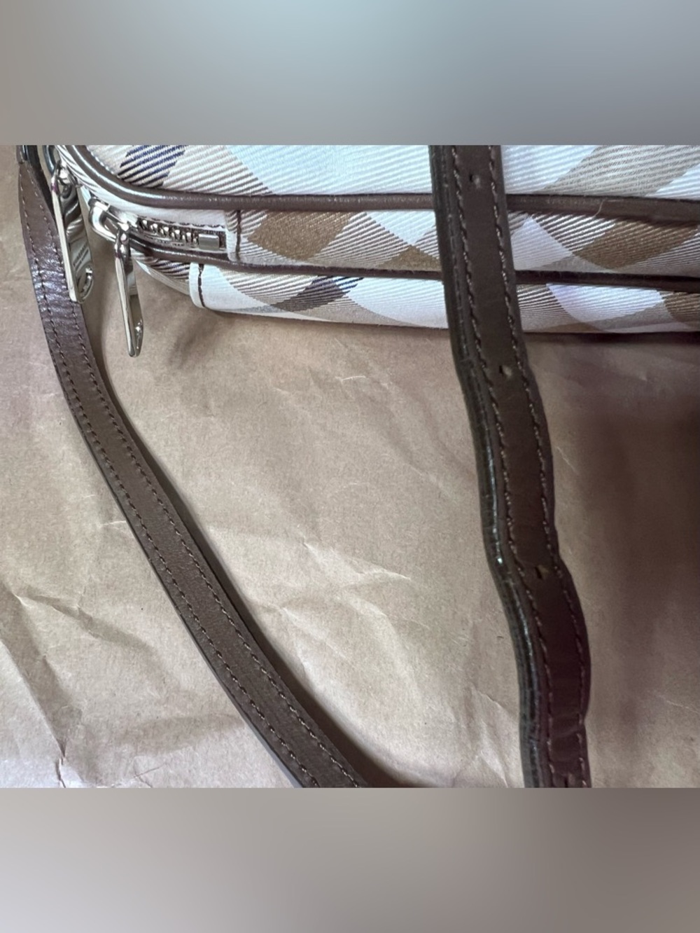 EUC Burberry Blue Label Classic Design  Crossbody! - Picture 3 of 13